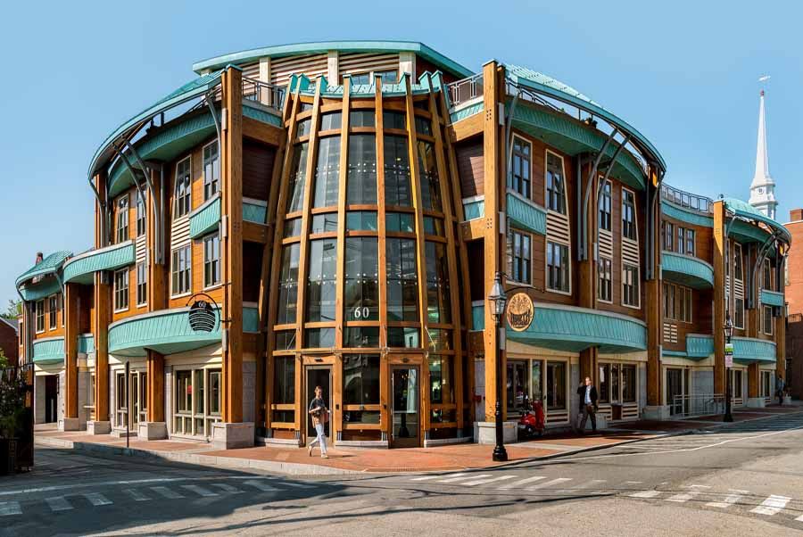 First Contemporary Building is a Centerpiece to Portsmouth New Hampshire's Historic District